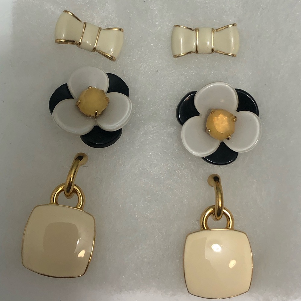 Kate Spade Monet arrings Lot of 3 Pairs - Picture 3 of 9